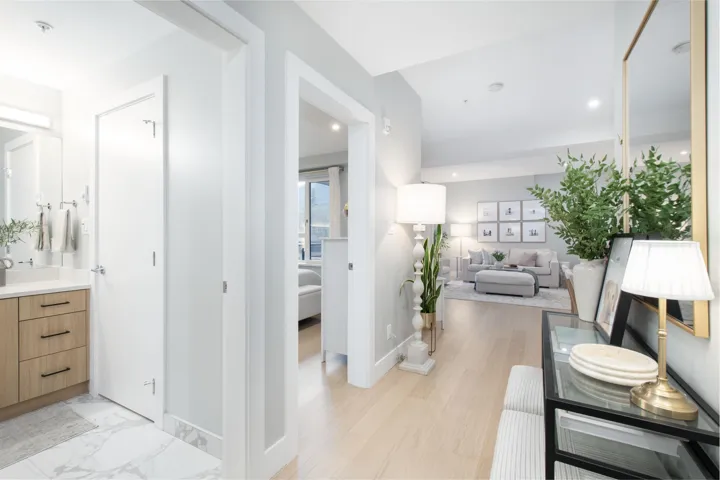 Interior space featuring baseboards