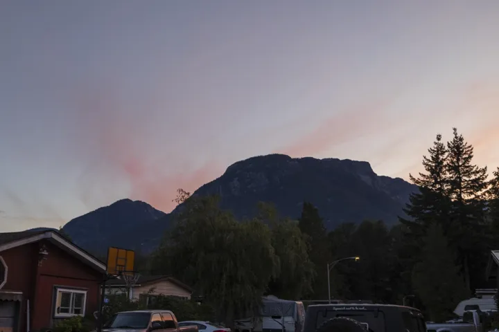 View of mountain backdrop