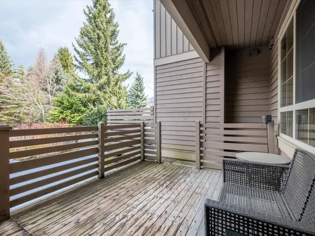 View of deck