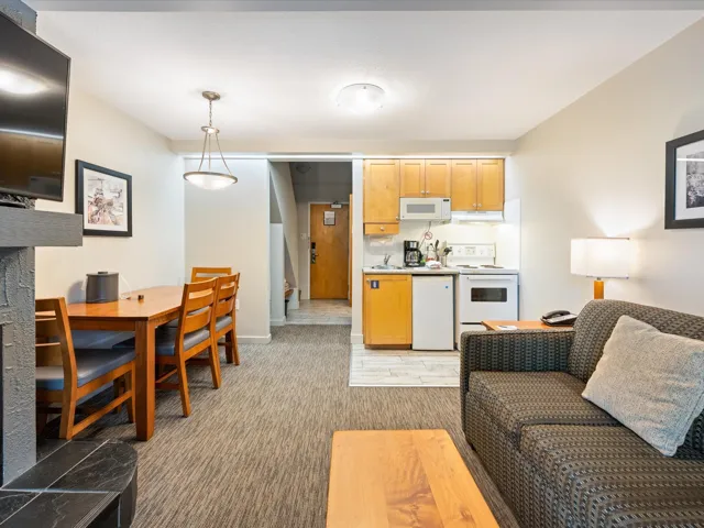 Living room featuring baseboards