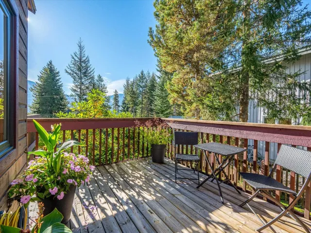 View of deck