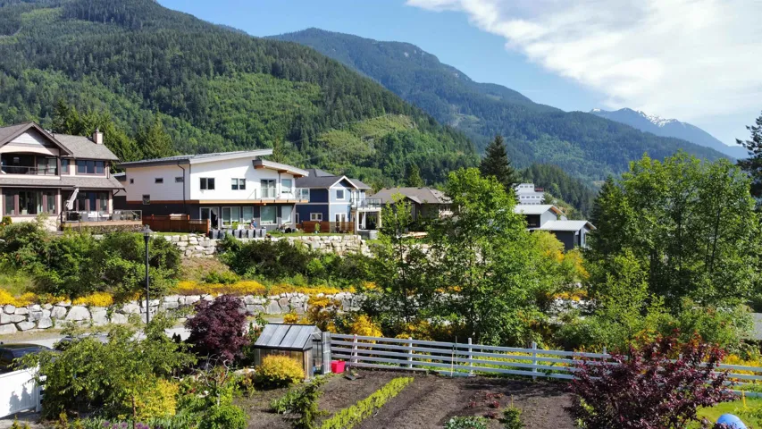 Mountain view featuring a forest