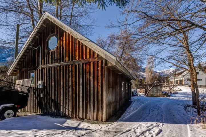 View of snowy exterior