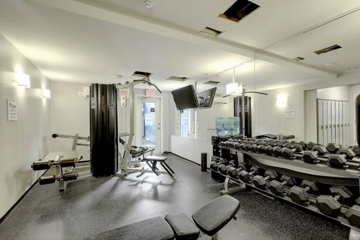 View of workout area