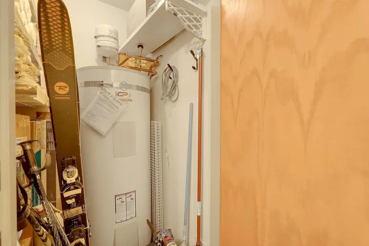 Utilities featuring secured water heater