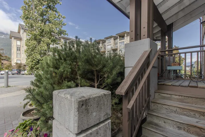 View of deck