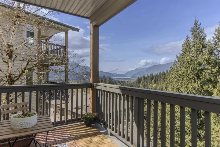 Panoramic views water, mountains & river