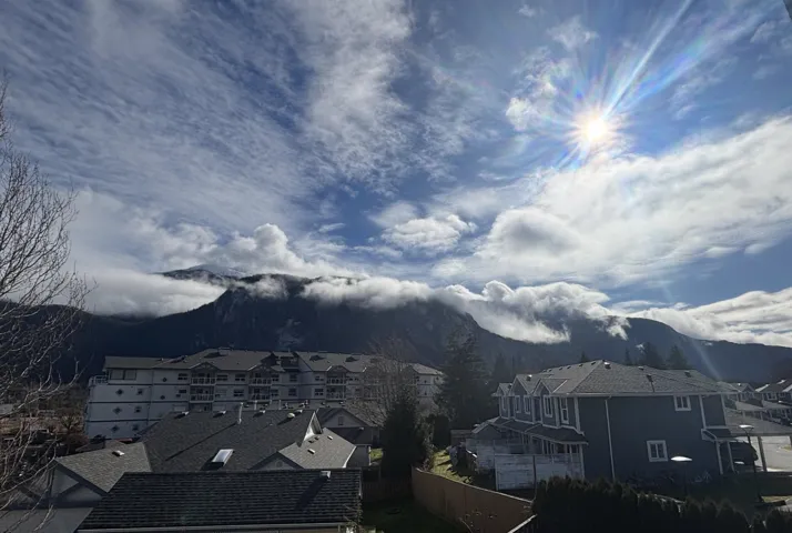 View of mountain feature featuring a residential view