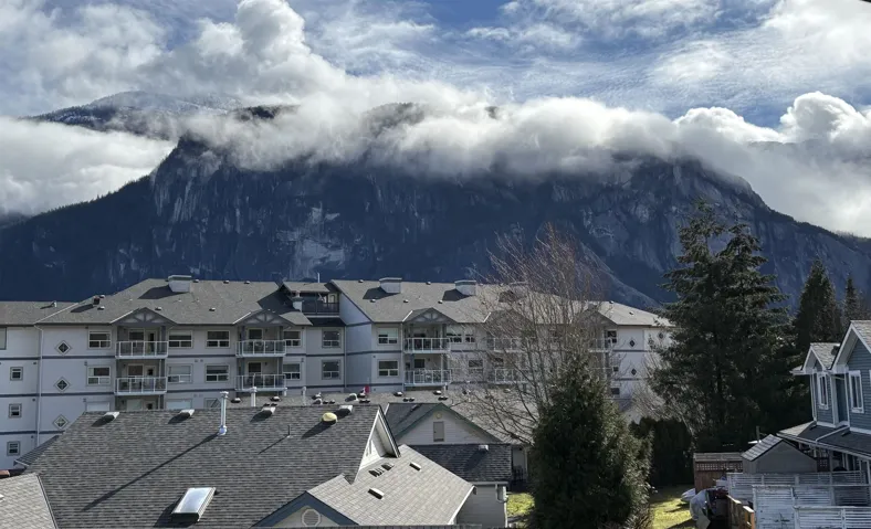 Mountain view featuring a residential view
