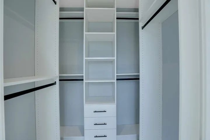View of spacious closet