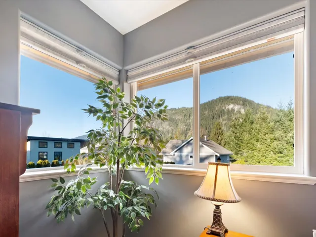 Room details with a mountain view