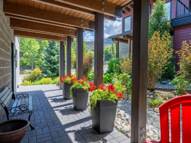 View of patio