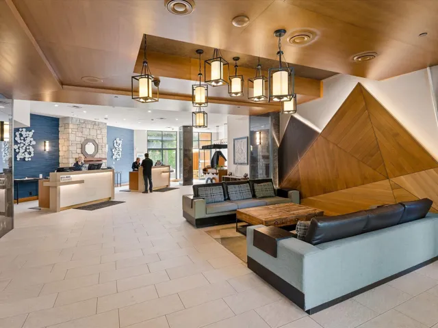Lobby featuring visible vents