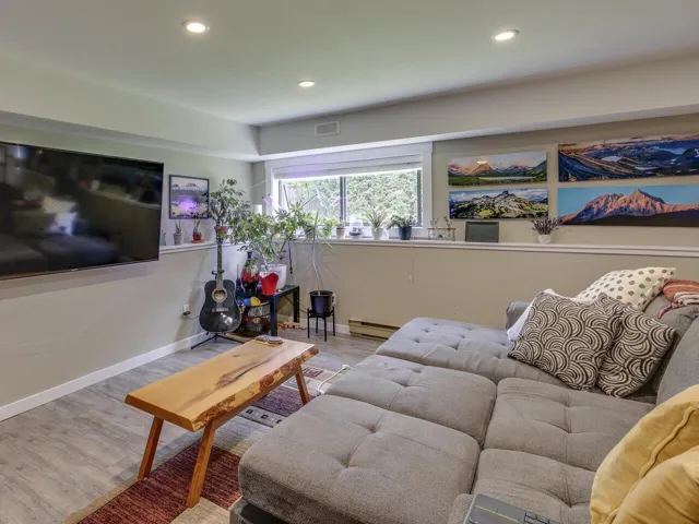 Living room in 1 bedroom in law suite