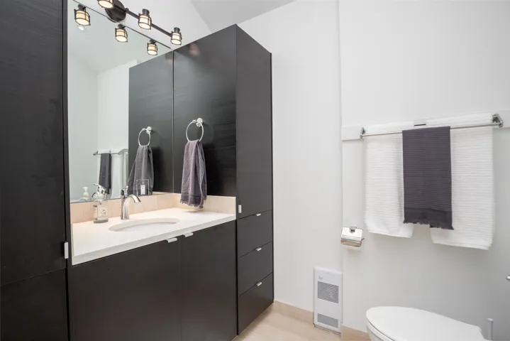 Tastefully updated bathroom.