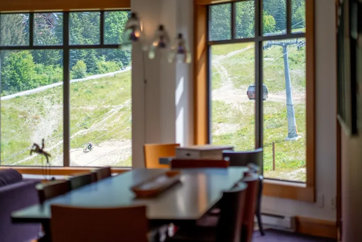 Dining space featuring a baseboard radiator and healthy amount of natural light