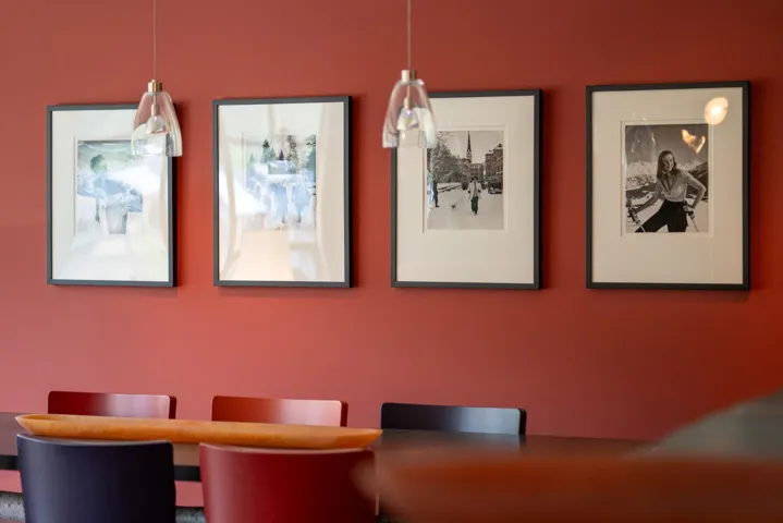 View of dining space