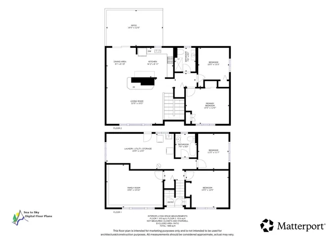 View of floor plan / room layout