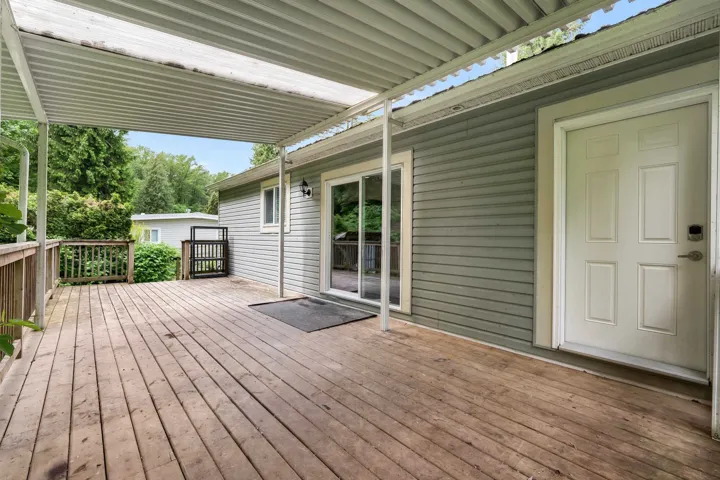 View of deck