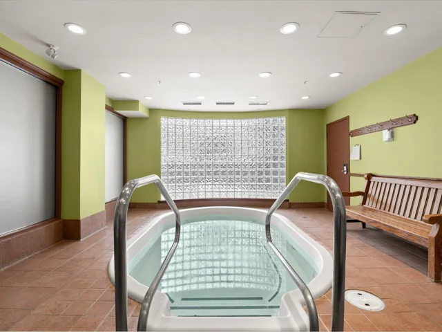 View of pool