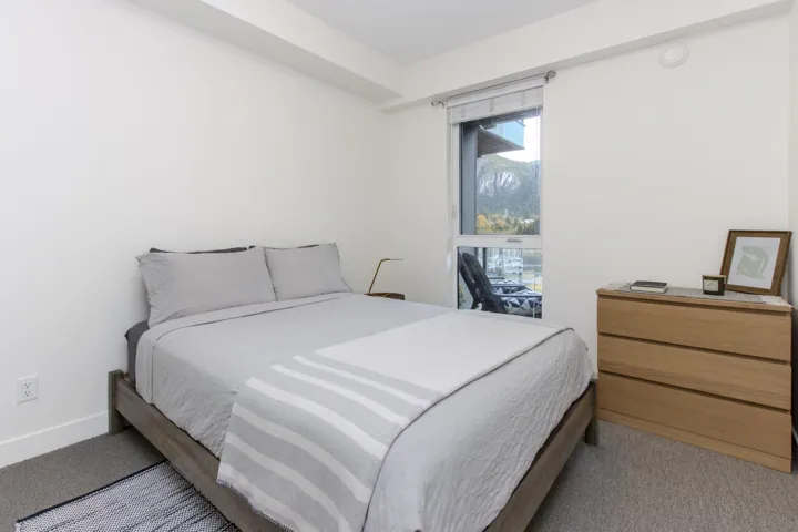 Bedroom featuring carpet