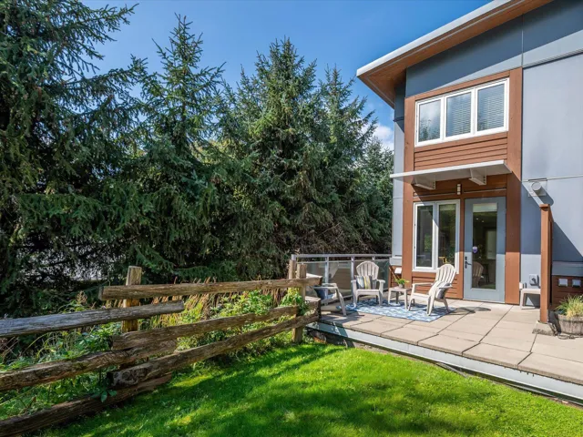 View of yard featuring a deck