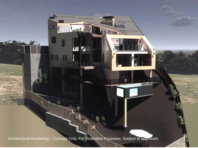 Back of house featuring a balcony and a sunroom