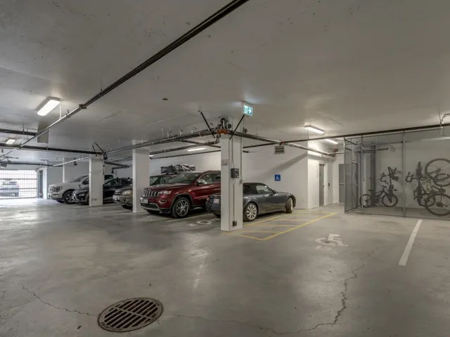 View of parking deck