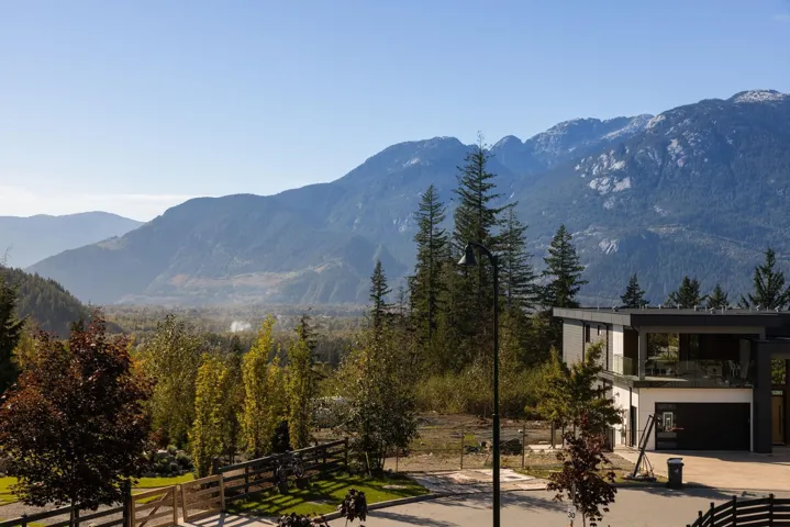 View of mountain background