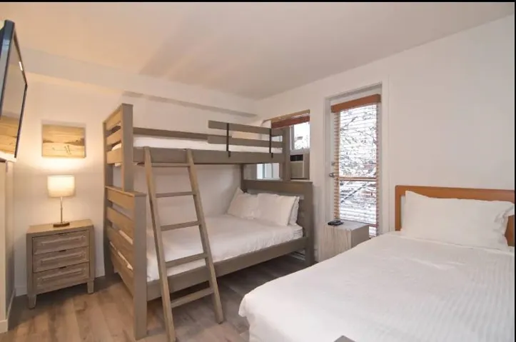 Bedroom featuring light wood-style flooring
