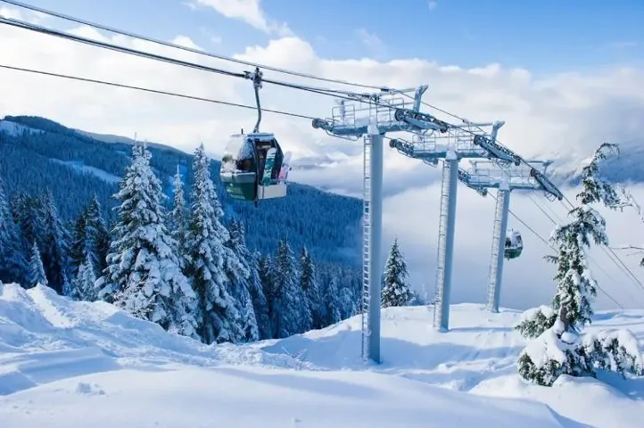 View of mountain background