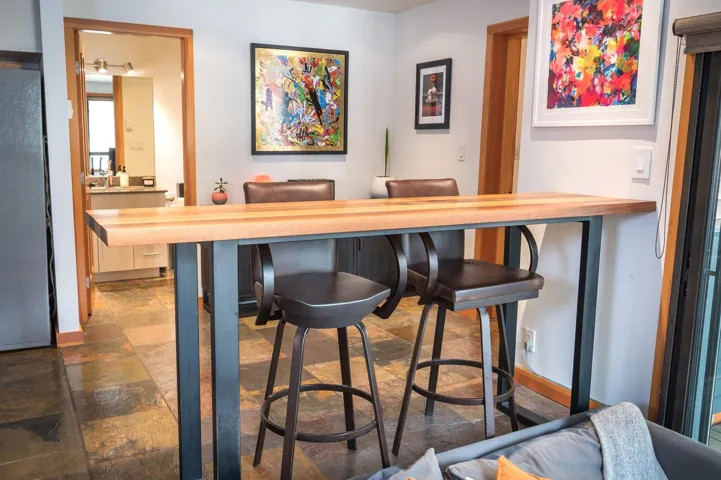 Dining area featuring baseboards