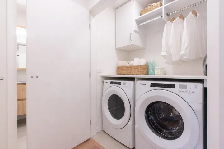 In-suite laundry closet