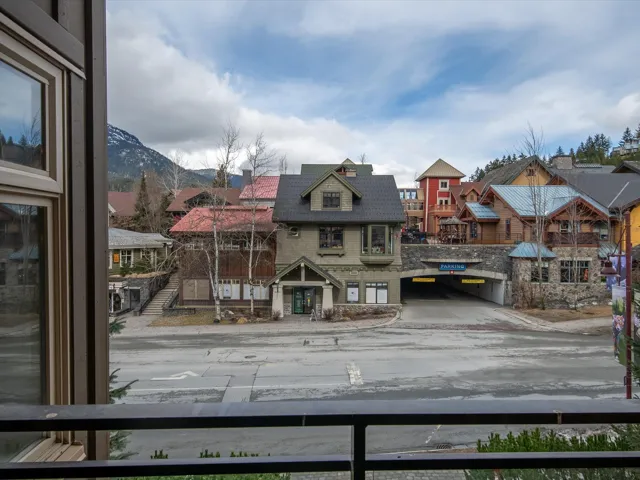 Exterior space with a mountain view