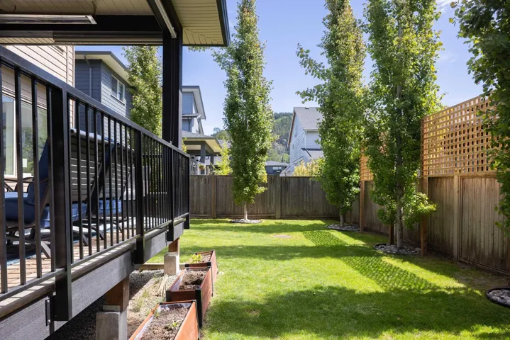 View of yard featuring a vegetable garden