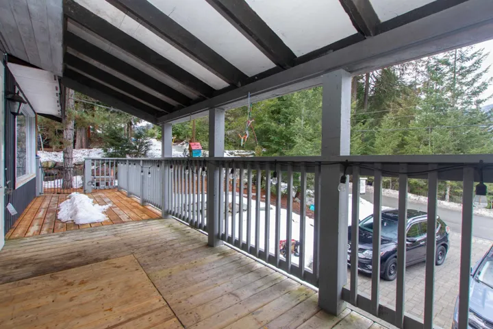 View of deck