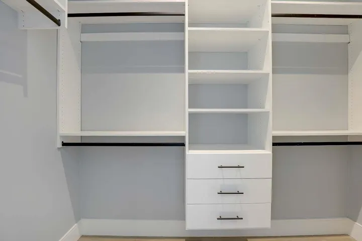 View of spacious closet
