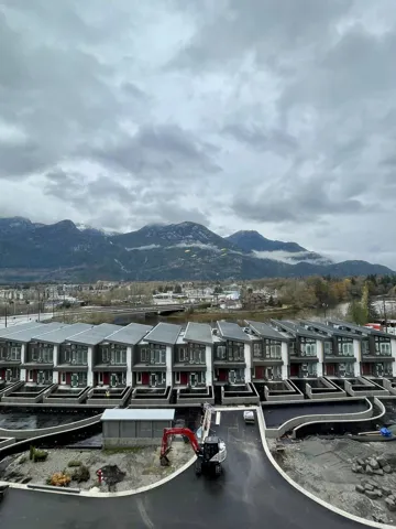 Surrounding community with a mountain view