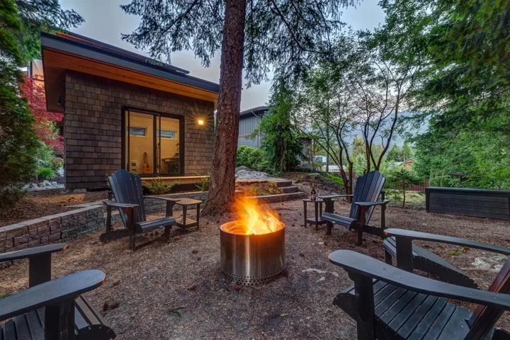 View of patio / terrace featuring an outdoor fire pit