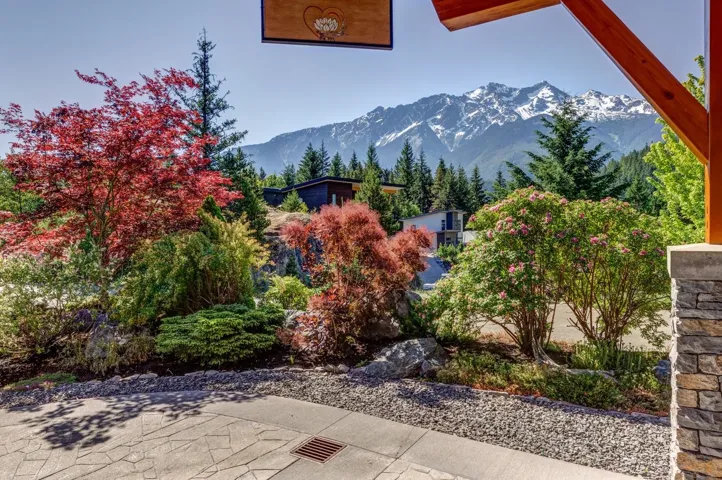 View of mountain backdrop