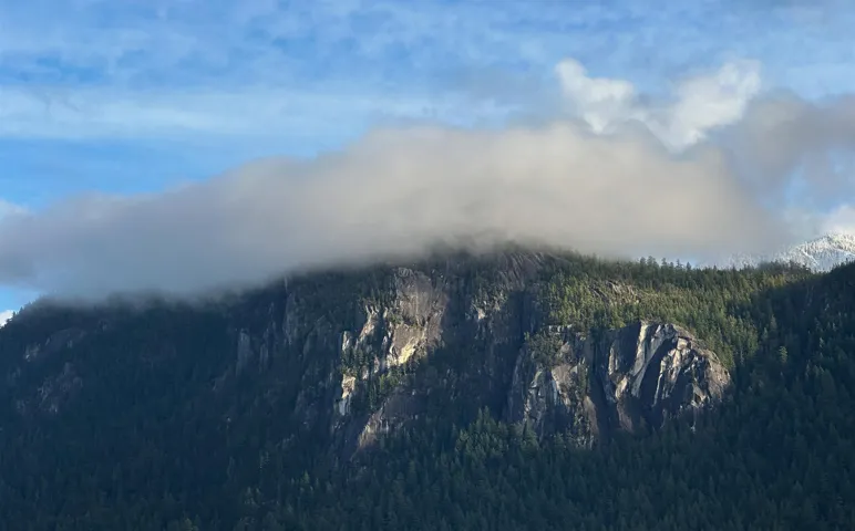 View of mountain backdrop