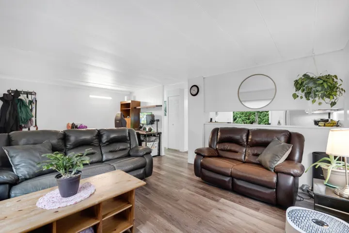 Living area featuring wood finished floors