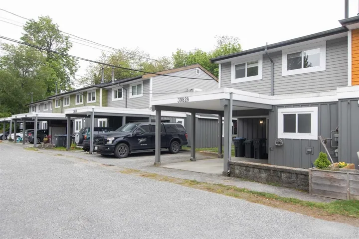 View of front of house featuring board and batten siding