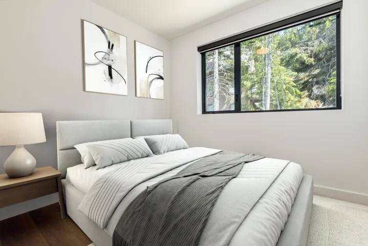 Bedroom featuring baseboards