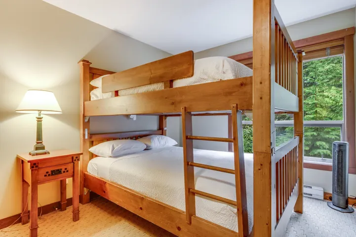 Bedroom with baseboard heating