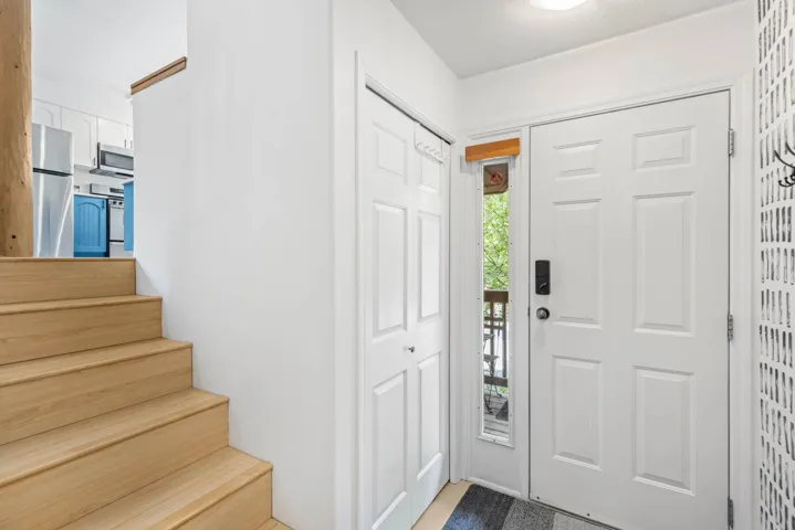 Foyer entrance with stairs