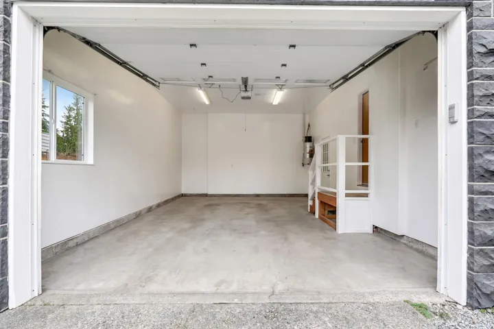 Garage featuring a central vacuum unit