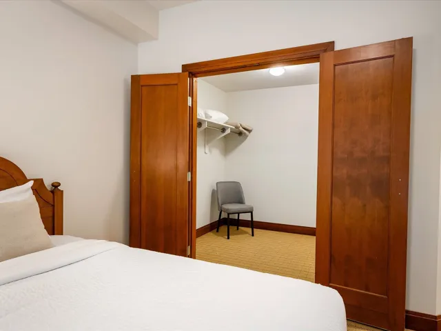 Bedroom featuring baseboards