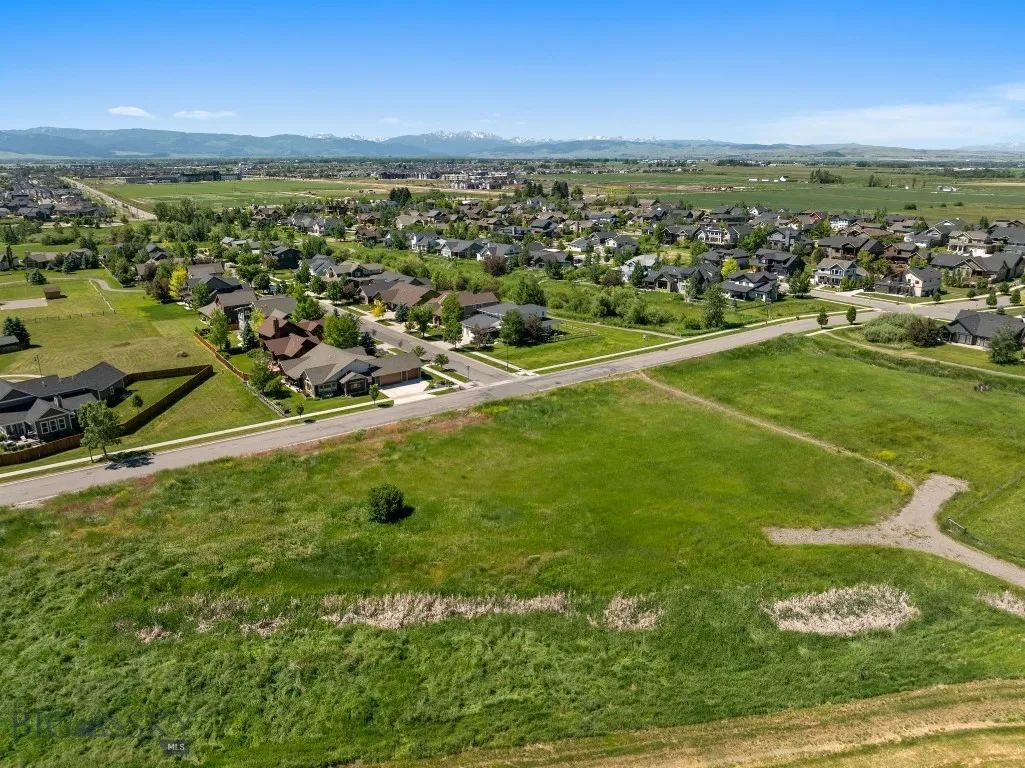 View of the two parcels looking southwest