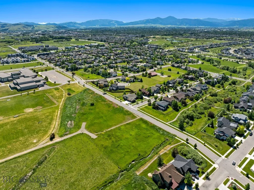 Overhead view of the 2 adjacent parcels - each are 1 acre